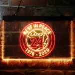 Nba Neon Sign Lakers 24 Rest In Stillness 1978 2020 1
