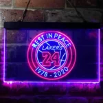 Nba Neon Sign Lakers 24 Rest In Stillness 1978 2020 1
