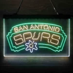 Nba Neon Sign San Antonios Spurses 3 Color 1