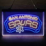 Nba Neon Sign San Antonios Spurses 3 Color 1