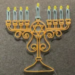 Neon Sign Happy Hanukkah Chanoeka 1