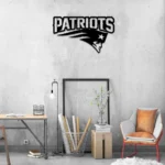 New England Patriots Metal Sign Logo 1