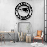 New England Patriots Metal Sign Nfl 1