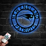 New England Patriots Metal Sign Nfl 1
