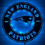 New England Patriots Metal Sign Patriot Head Art 1