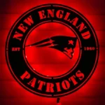 New England Patriots Metal Sign Patriot Head Art 1