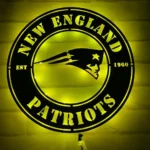 New England Patriots Metal Sign Patriot Head Art 1