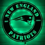 New England Patriots Metal Sign Patriot Head Art 1