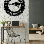 New England Patriots Metal Sign Patriot Head Art 1