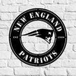 New England Patriots Metal Sign Patriot Head Art 1