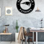 New England Patriots Metal Sign Patriot Head Art 1