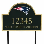 New England Patriots Metal Sign Pats Logo Crest 1