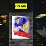 New England Patriots Neon Sign Mascot Acrylic 1