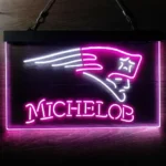 New England Patriots Neon Sign Michelob 1