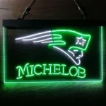 New England Patriots Neon Sign Michelob 1