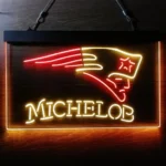 New England Patriots Neon Sign Michelob 1