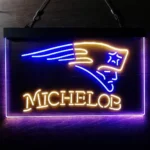 New England Patriots Neon Sign Michelob 1