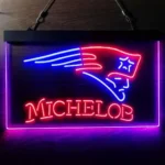 New England Patriots Neon Sign Michelob 1
