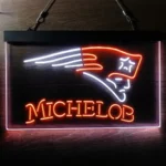 New England Patriots Neon Sign Michelob 1
