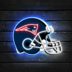 New England Patriots Neon Sign Nfl Football Helmet Acrylic Led 1