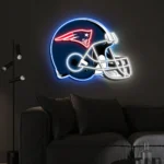 New England Patriots Neon Sign Nfl Football Helmet Acrylic Led 1