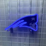 New England Patriots Neon Sign Pats Elvis Head 1