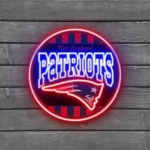 New England Patriots Neon Sign Vintage Acrylic 1