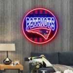 New England Patriots Neon Sign Vintage Acrylic 1
