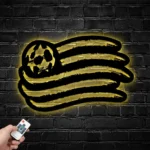 New England Revolution Metal Sign Logo 1