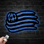 New England Revolution Metal Sign Logo 1