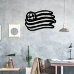 New England Revolution Metal Sign Logo 1