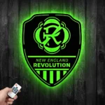New England Revolution Metal Sign Shield Shape 1