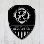 New England Revolution Metal Sign Shield Shape 1
