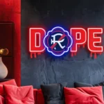 New England Revolution Neon Sign Dripping Dope 1