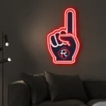 New England Revolution Neon Sign Mls Foam Finger 1