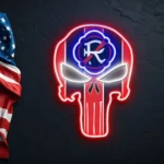New England Revolution Neon Sign The Punisher 1