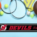 New Jersey Devils Metal Sign Artistic Nhl 1