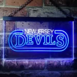 New Jersey Devils Neon Sign Ice Puck Sport 1