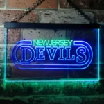 New Jersey Devils Neon Sign Ice Puck Sport 1