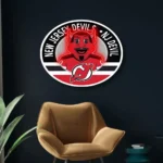 New Jersey Devils Neon Sign New Jersey Devil Mascot 1