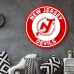 New Jersey Devils Neon Sign Nhl 1