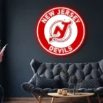New Jersey Devils Neon Sign Nhl 1