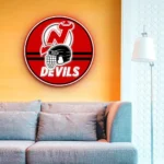 New Jersey Devils Neon Sign Nhl Helmet Acrylic 1