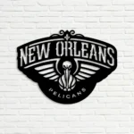 New Orleans Pelicans Metal Sign Logo 1