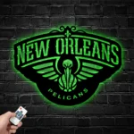 New Orleans Pelicans Metal Sign Logo 1