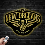 New Orleans Pelicans Metal Sign Logo 1