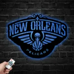 New Orleans Pelicans Metal Sign Logo 1