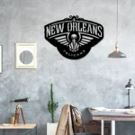 New Orleans Pelicans Metal Sign Logo 1