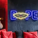 New Orleans Pelicans Neon Sign Dripping Dope 1