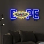 New Orleans Pelicans Neon Sign Dripping Dope 1